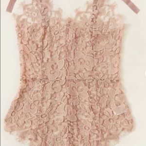 NWT lacy pink teddy
